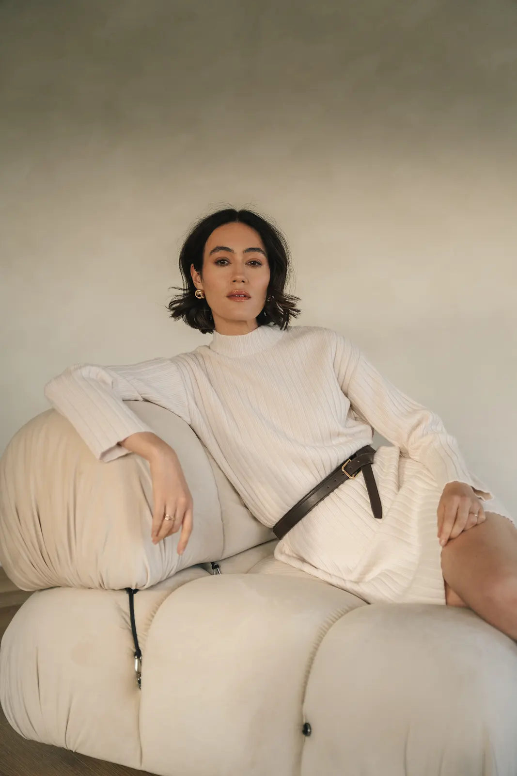 GENTLE FAWN | YVETTE SWEATER DRESS | cream