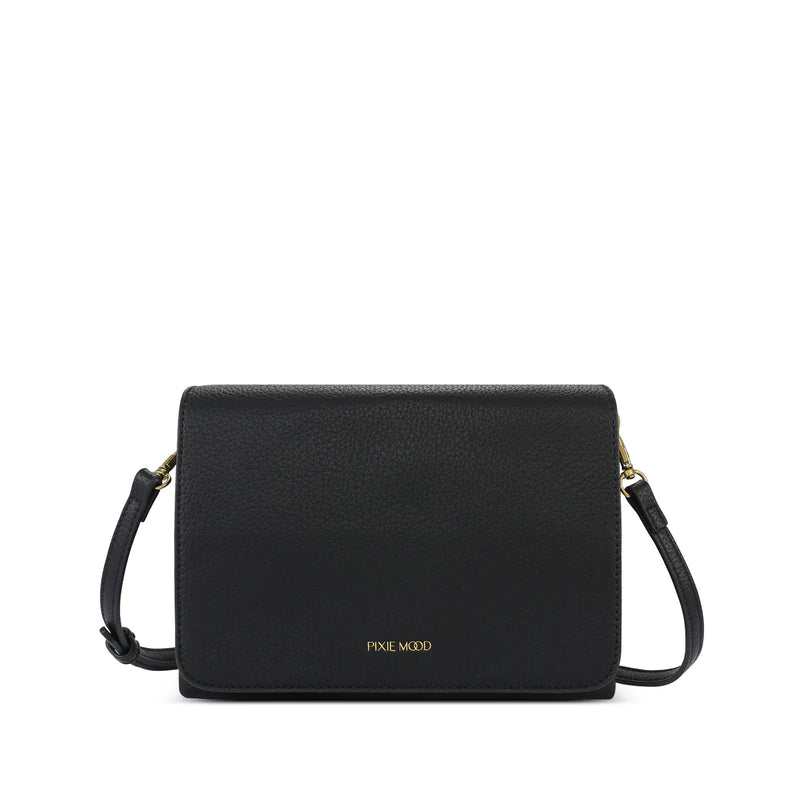 PIXIE MOOD | GIANNA CROSSBODY | BLACK PEBBLED