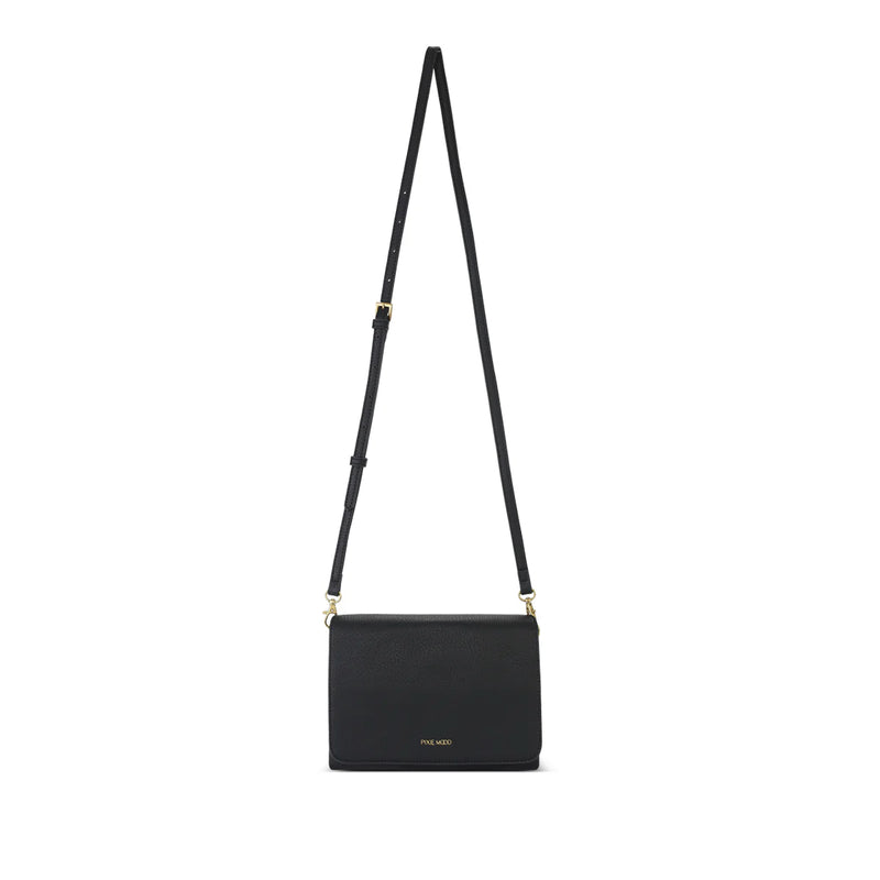 PIXIE MOOD | GIANNA CROSSBODY | BLACK PEBBLED