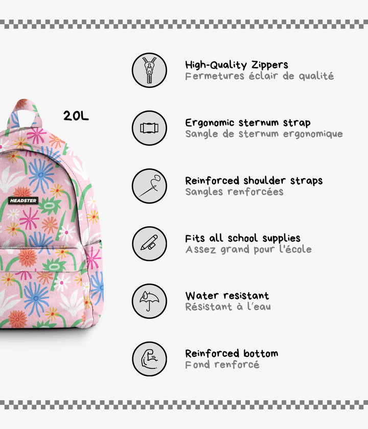 Headster | 20L Backpack | garden groove