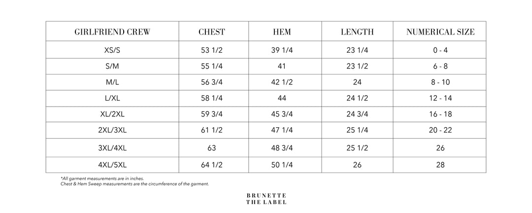 BRUNETTE THE LABEL | All Over Tiny Heart Girlfriend Crew | cream with multi