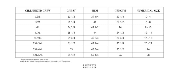 BRUNETTE THE LABEL | All Over Tiny Heart Girlfriend Crew | cream with multi