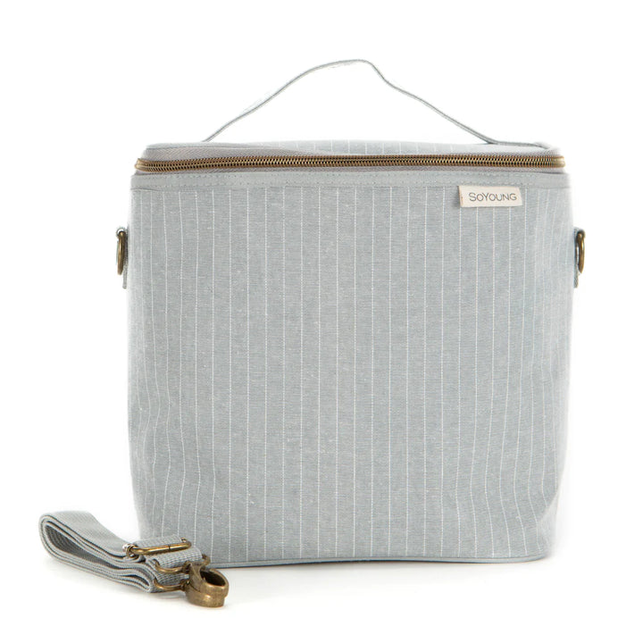 SoYoung | Heather Pinstripe Lunch Poche