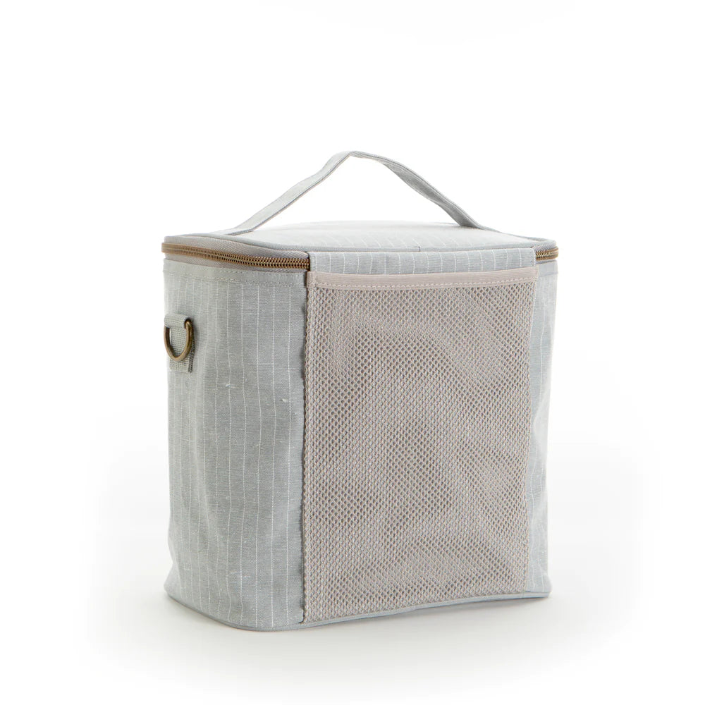 SoYoung | Heather Pinstripe Lunch Poche