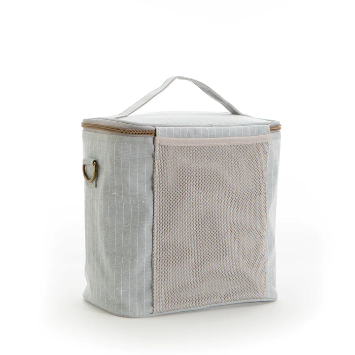 SoYoung | Heather Pinstripe Lunch Poche