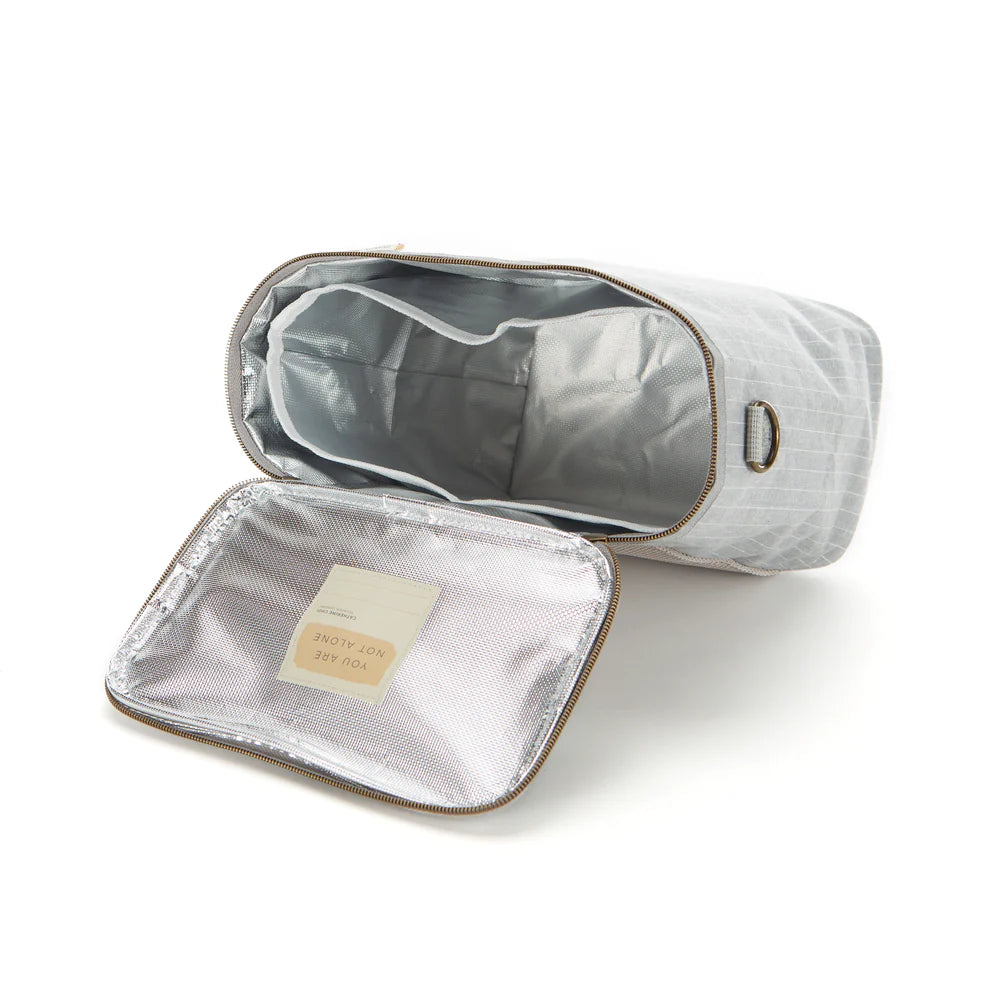 SoYoung | Heather Pinstripe Lunch Poche