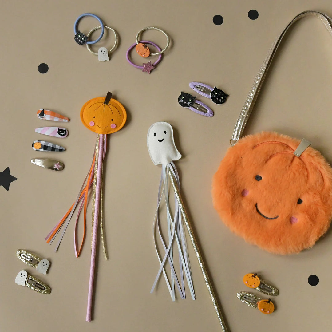 Happy Little Ghost Hair Clips