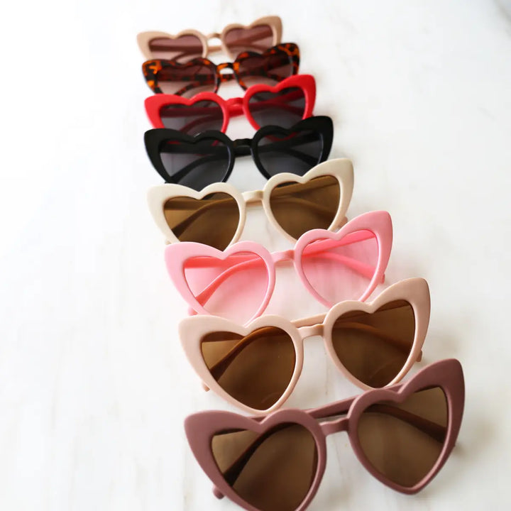 Kids Sunglasses - Heart Shape Cat Eye