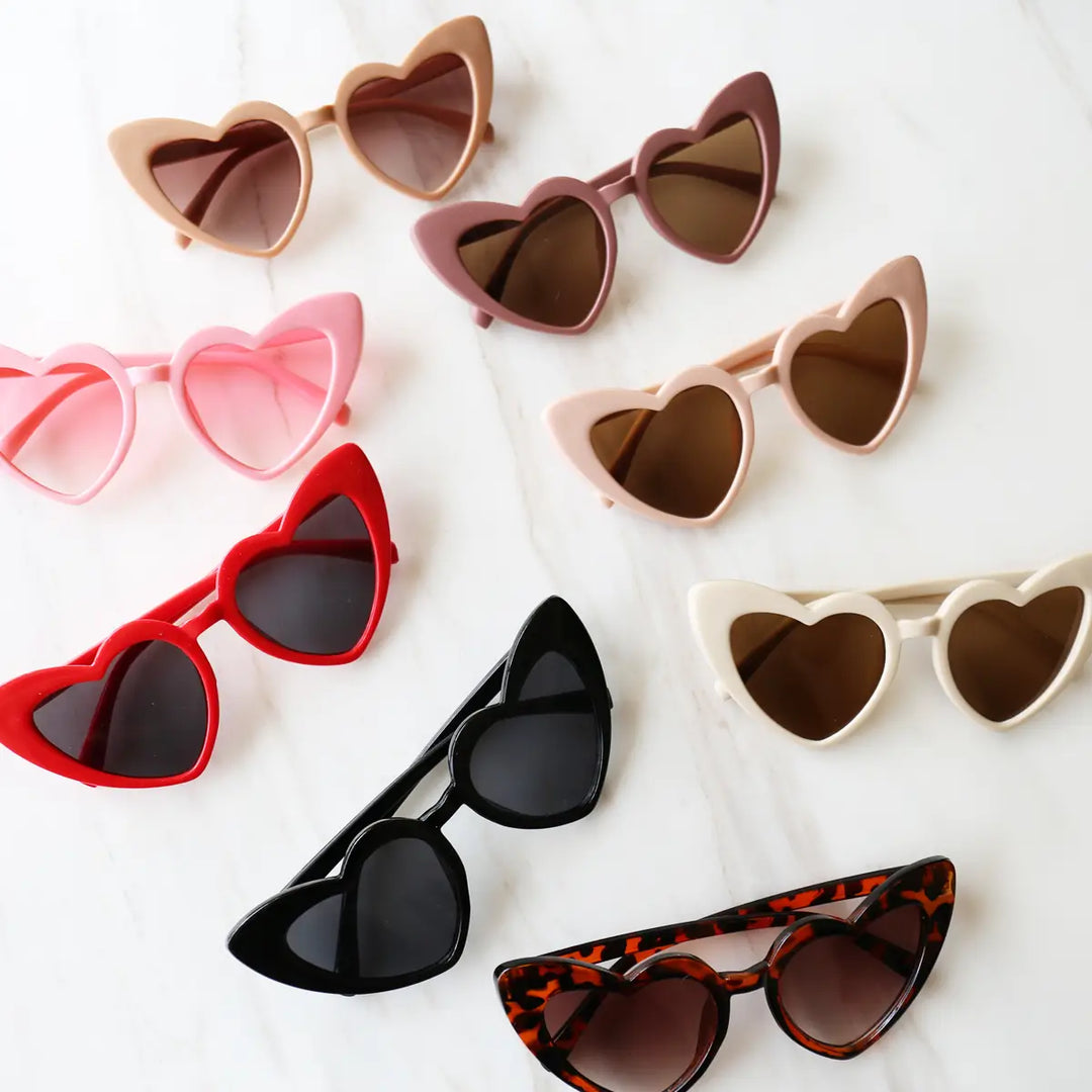 Kids Sunglasses - Heart Shape Cat Eye