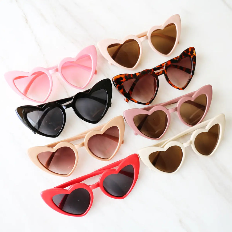 Kids Sunglasses - Heart Shape Cat Eye