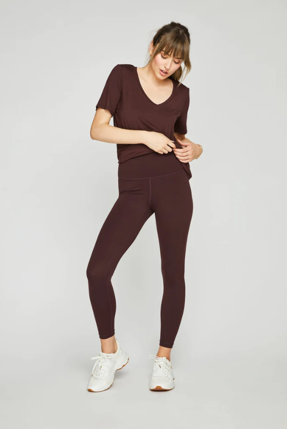 GENTLE FAWN | HORIZON LEGGINGS | CHOCOLATE