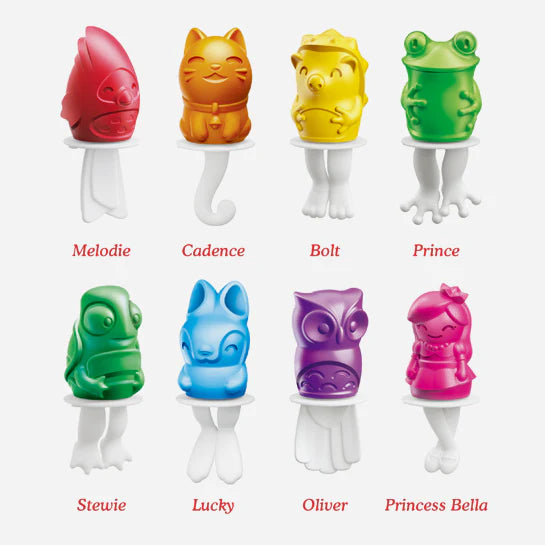 Zoku Character Ice Pop Molds