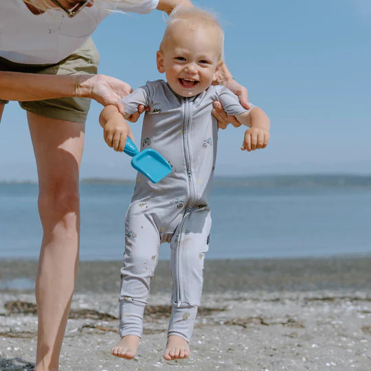 Short sleeves zipper romper | dirtbike