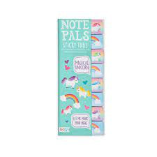Note Pals Sticky Tabs | unicorns