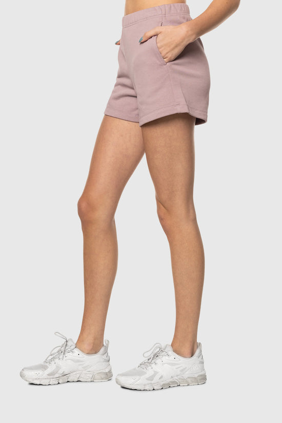 Terry sweat shorts | mauve