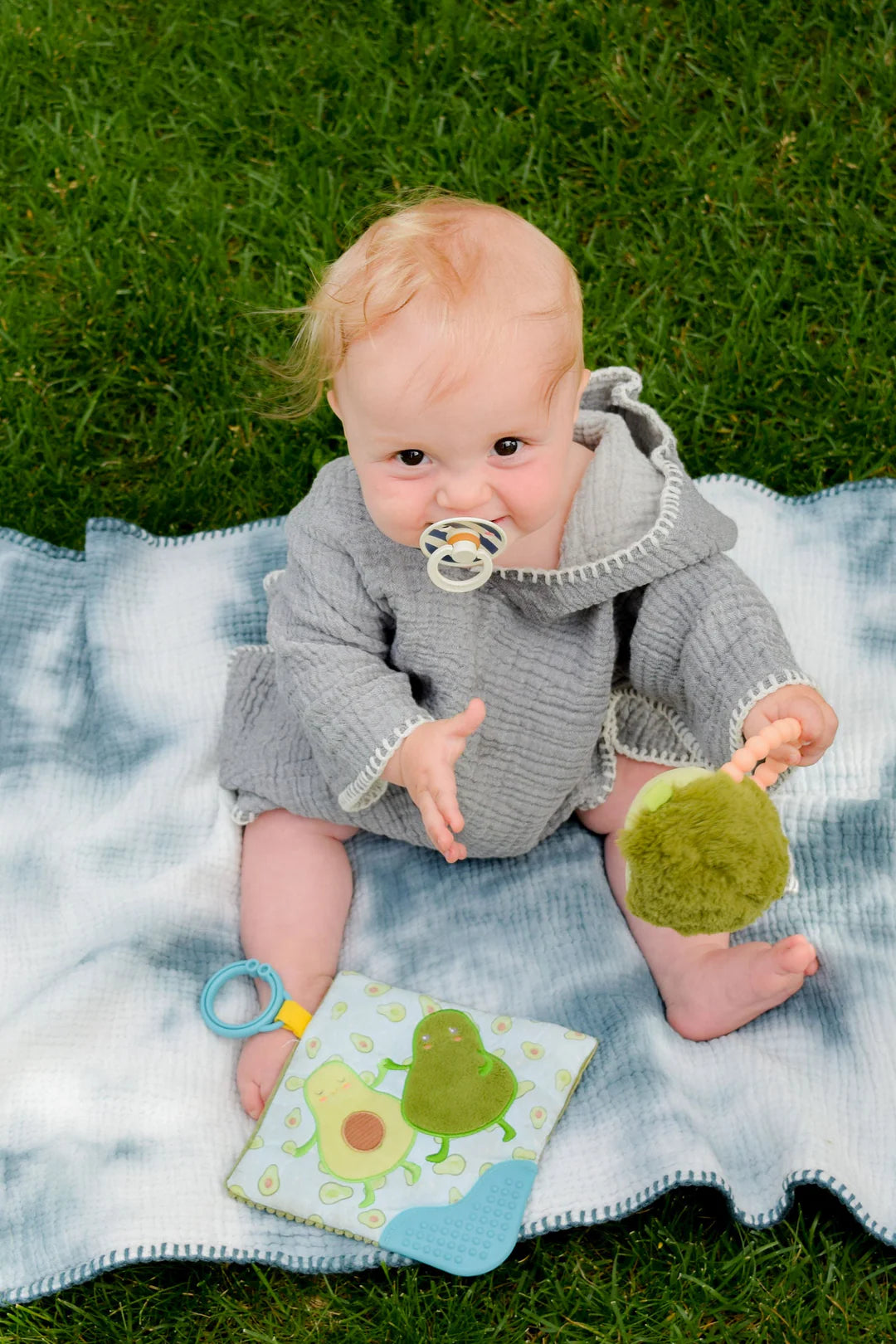 TOFINO TOWEL | THE SOUL MUSLIN BABY BLANKET | INDIGO