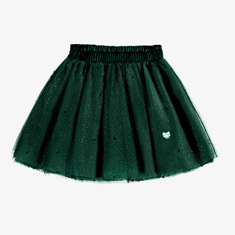 Souris Mini | Green Skirt in Sequin