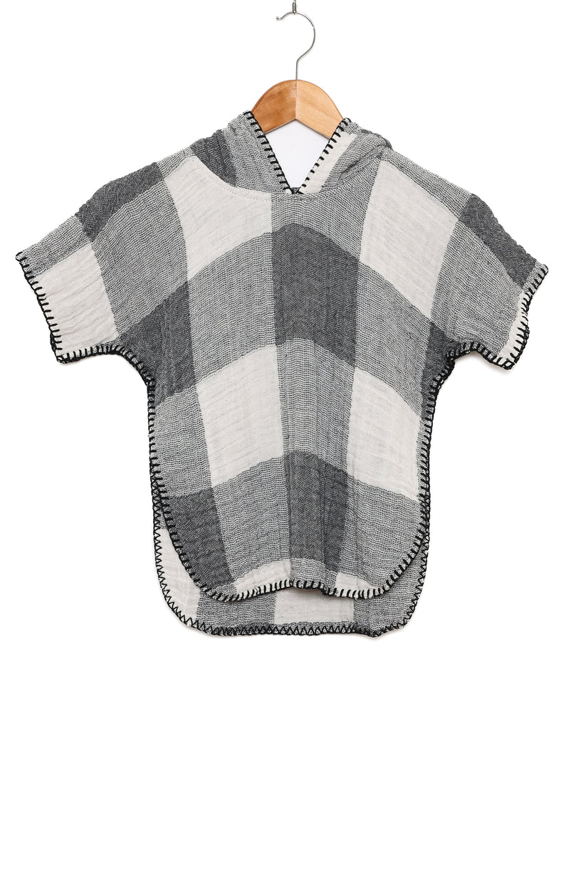 TOFINO TOWEL | KID'S MUSLIN PONCHO | LIMITED EDITION PEBBLE