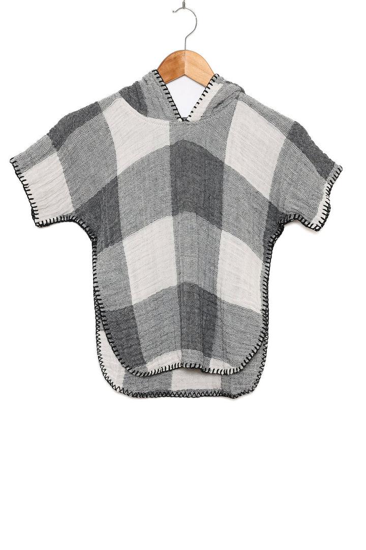 TOFINO TOWEL | KID'S MUSLIN PONCHO | LIMITED EDITION PEBBLE