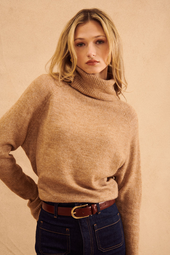 JOHN + JENN | Emmett Turtleneck | Camel