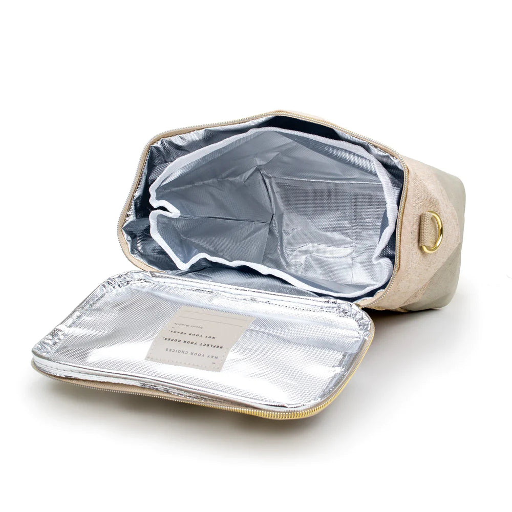 SoYoung | Cement Colour Block Lunch Poche