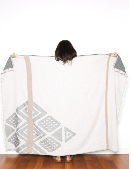 The Malin Throw | grey