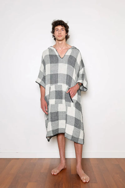 TOFINO TOWEL | MEN'S COCOON SURF PONCHO | LIMITED EDITION PEBBLE