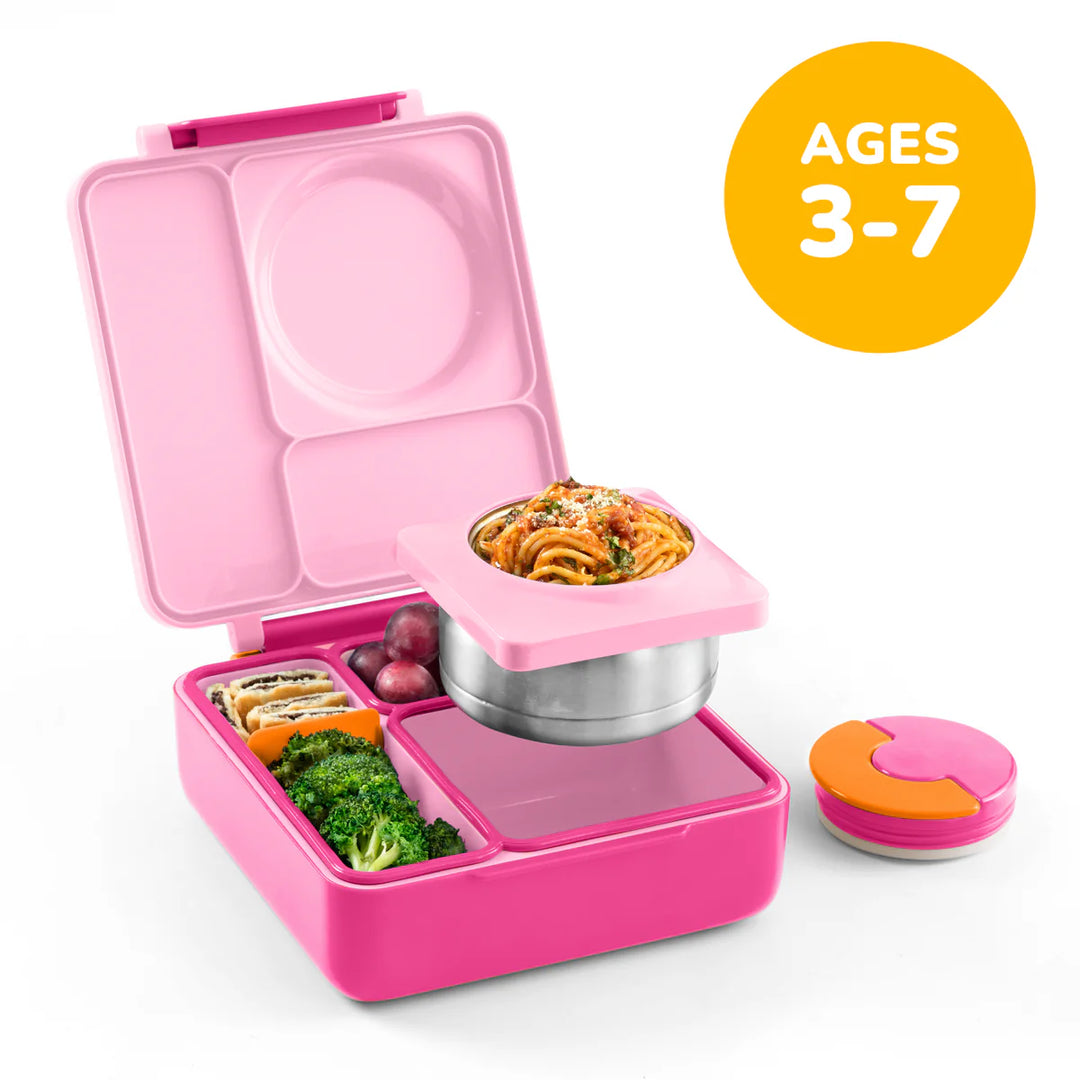 OmieBox  | Insulated Bento Lunch Box | Pixie Pink