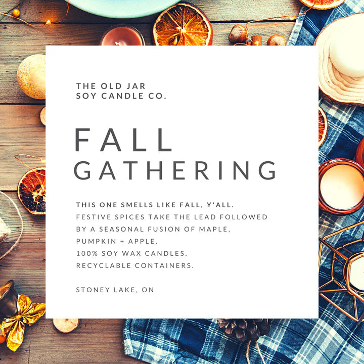 OLD JAR CANDLE CO | SOY CANDLE | FALL GATHERING