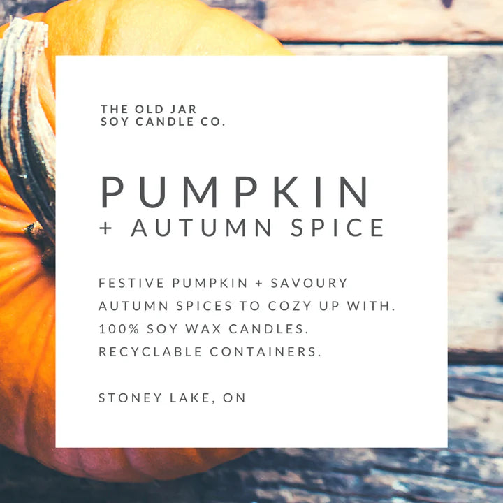 OLD JAR CANDLE CO | SOY CANDLE | PUMPKIN SPICE