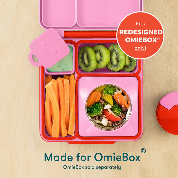 OmieDip Dip Container Set | Pink / Teal
