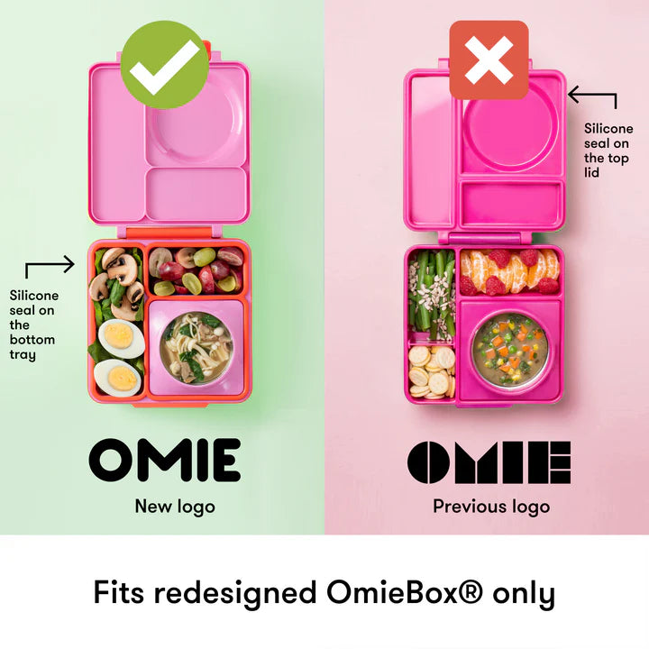 OmieDip Dip Container Set | Pink / Teal