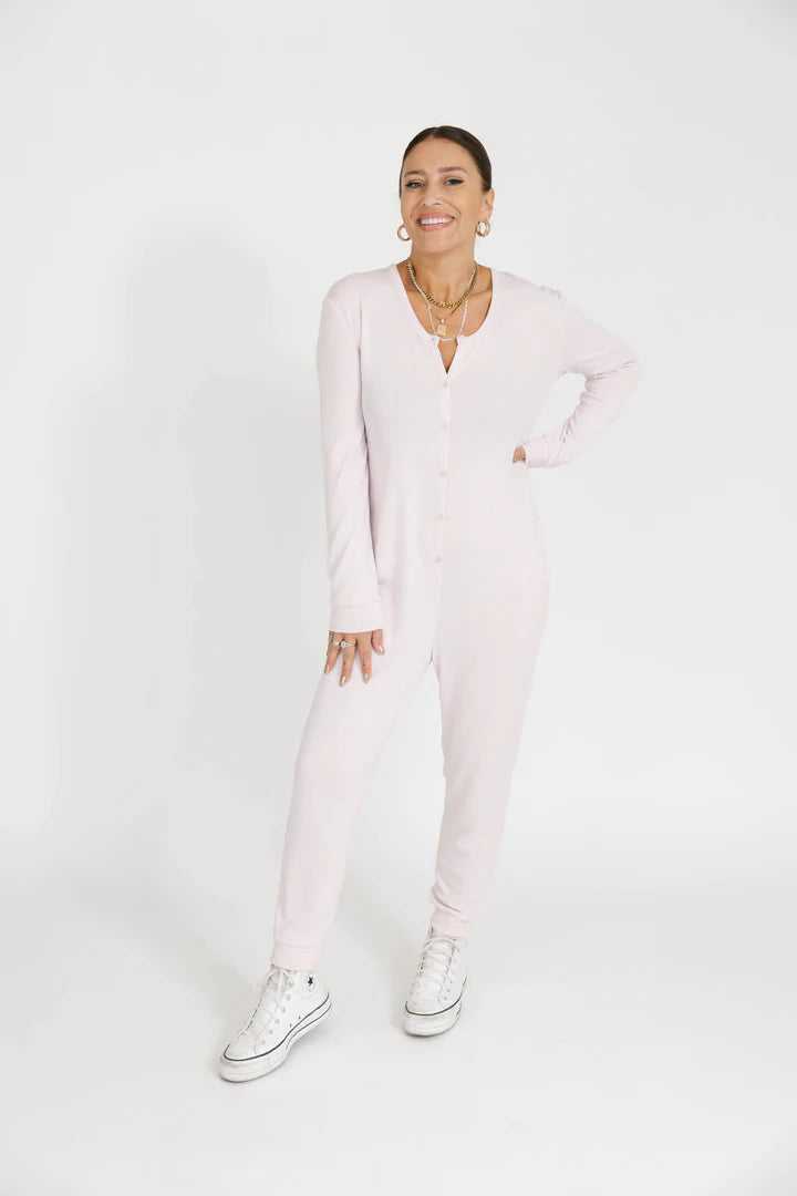 SMASH + TESS | Poppy Romper - Soft Pink