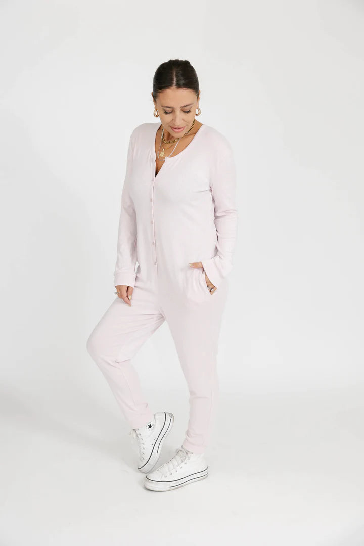 SMASH + TESS | Poppy Romper - Soft Pink