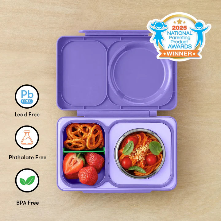 OmieBox UP | Insulated Bento Lunch Box | Galaxy Purple