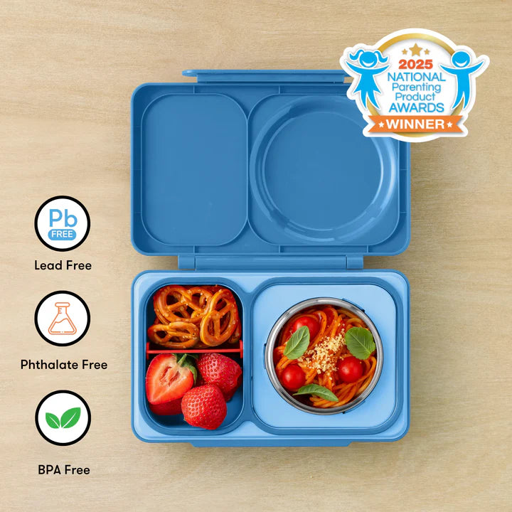 OmieBox UP | Insulated Bento Lunch Box | Cosmic Blue