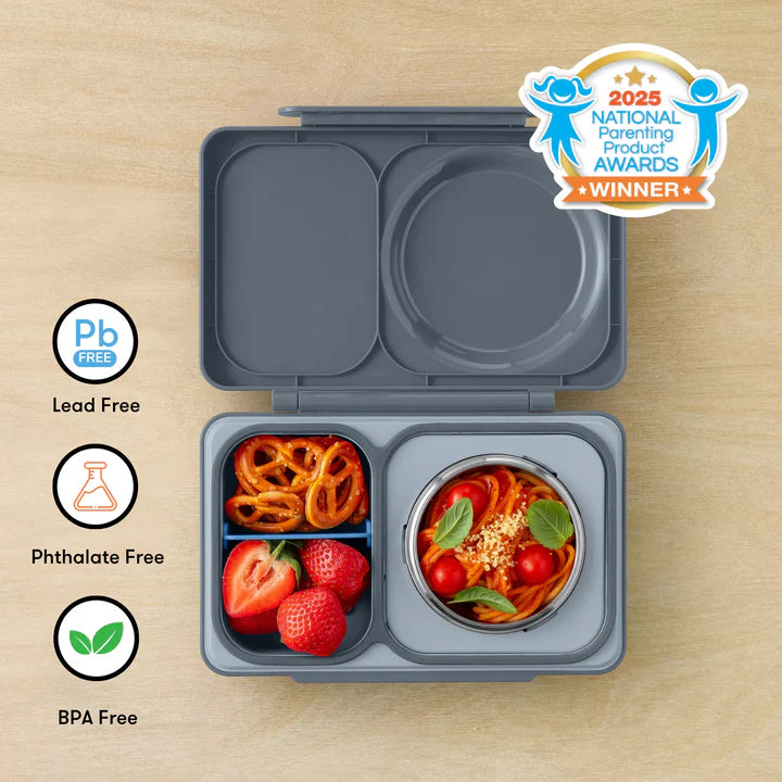 OmieBox UP | Insulated Bento Lunch Box | Graphite