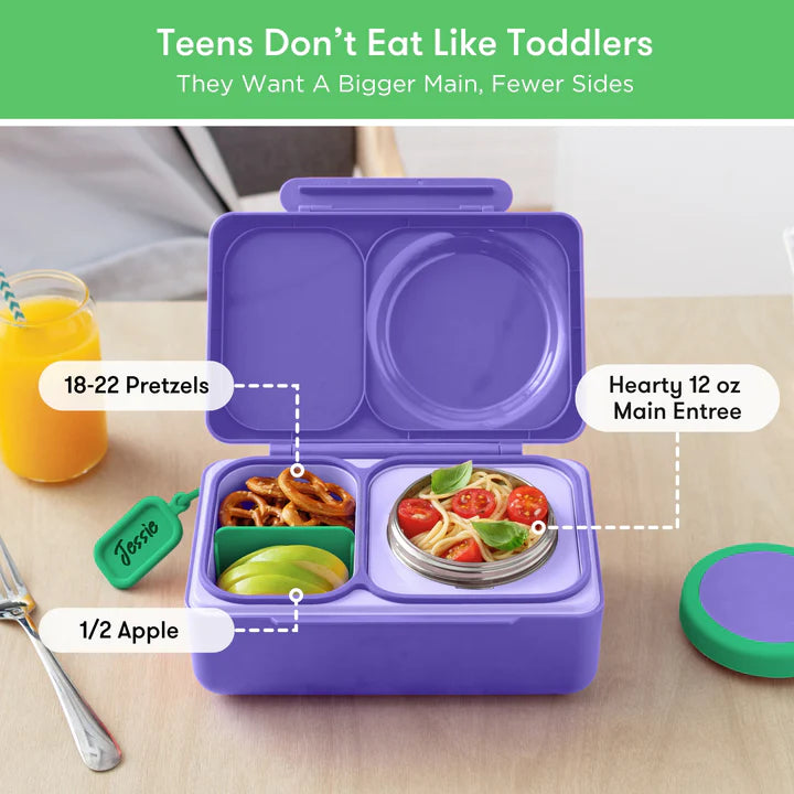 OmieBox UP | Insulated Bento Lunch Box | Galaxy Purple