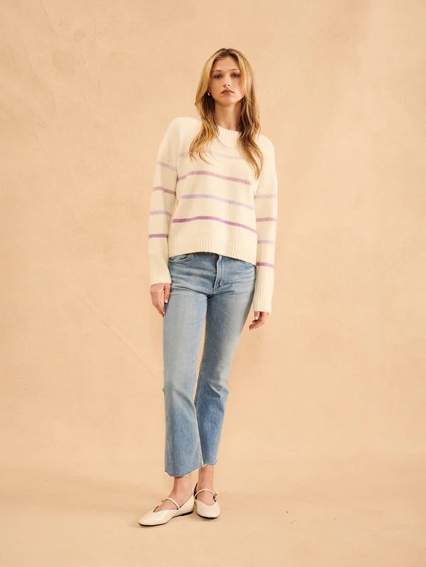 JOHN + JENN | Roscoe Sweater | Violet Pearl