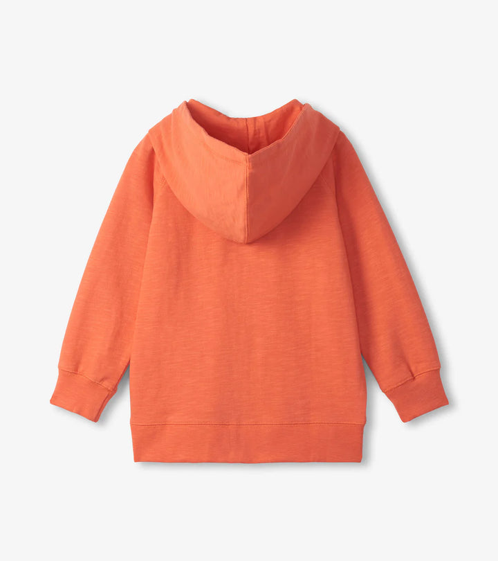 Hatley | Orange Full-Zip Hoodie