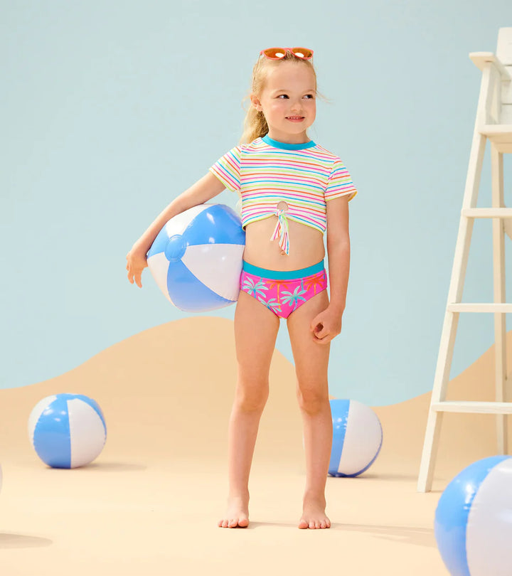 Hatley | Kids Tankini Set | Printed Palm