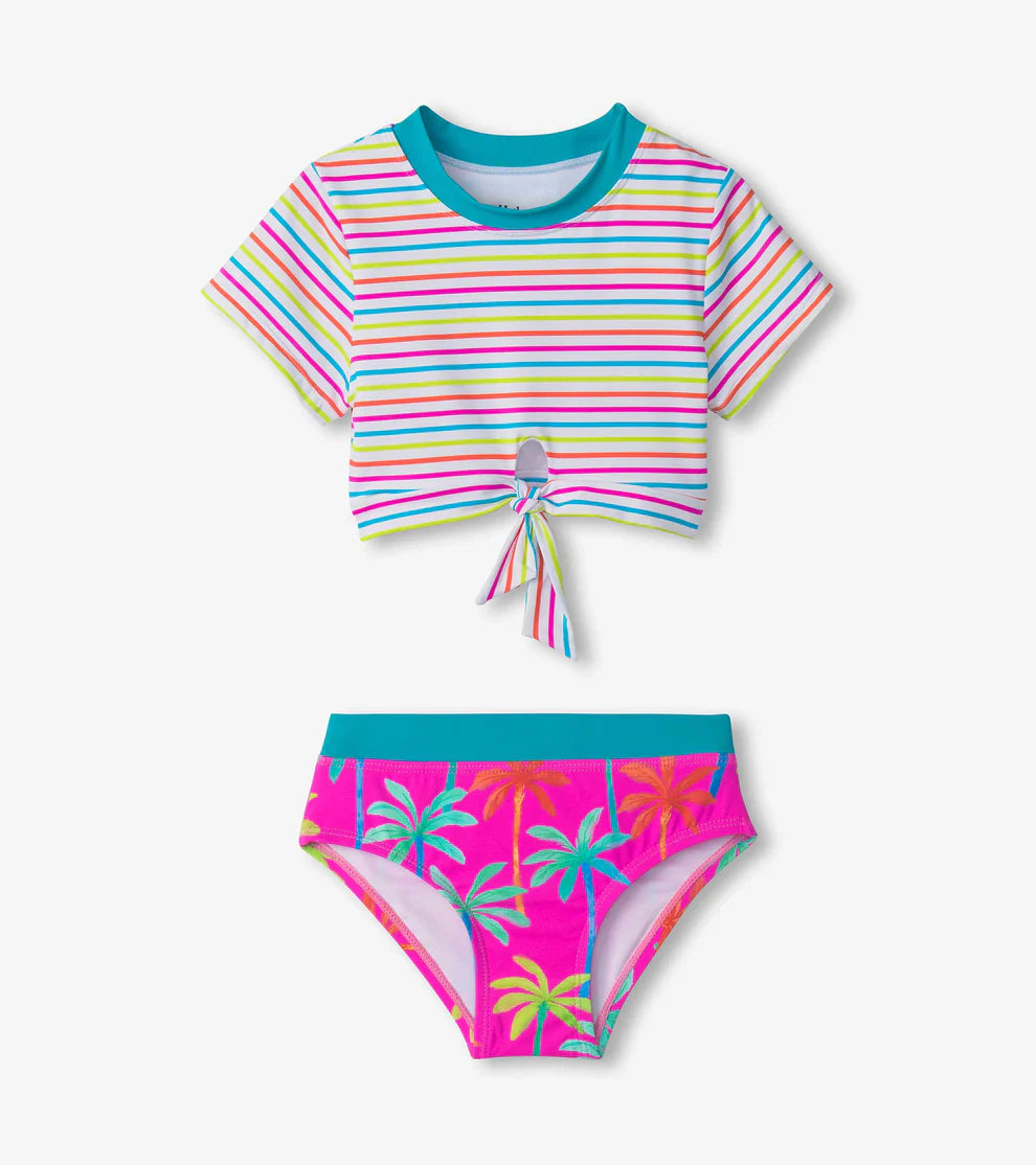 Hatley | Kids Tankini Set | Printed Palm