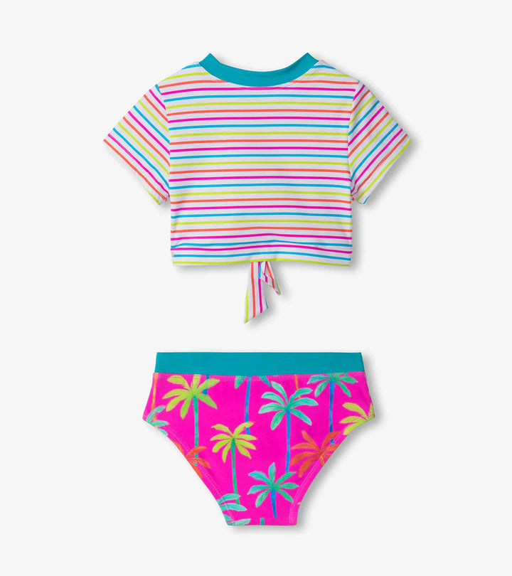 Hatley | Kids Tankini Set | Printed Palm