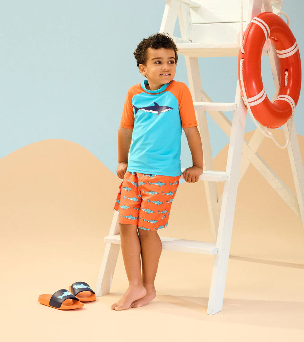 Hatley | Kids Swim Shorts UPF 50+ | Shark Tank