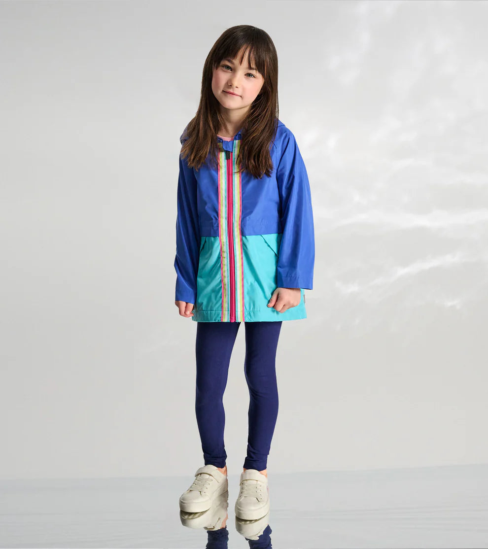HATLEY | SPLASH JACKET | BLUE COLOURBLOCK JERSEY LINED