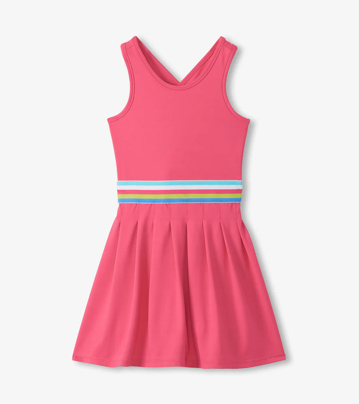 Hatley | Girls Fandango Pink Pleated Active Dress