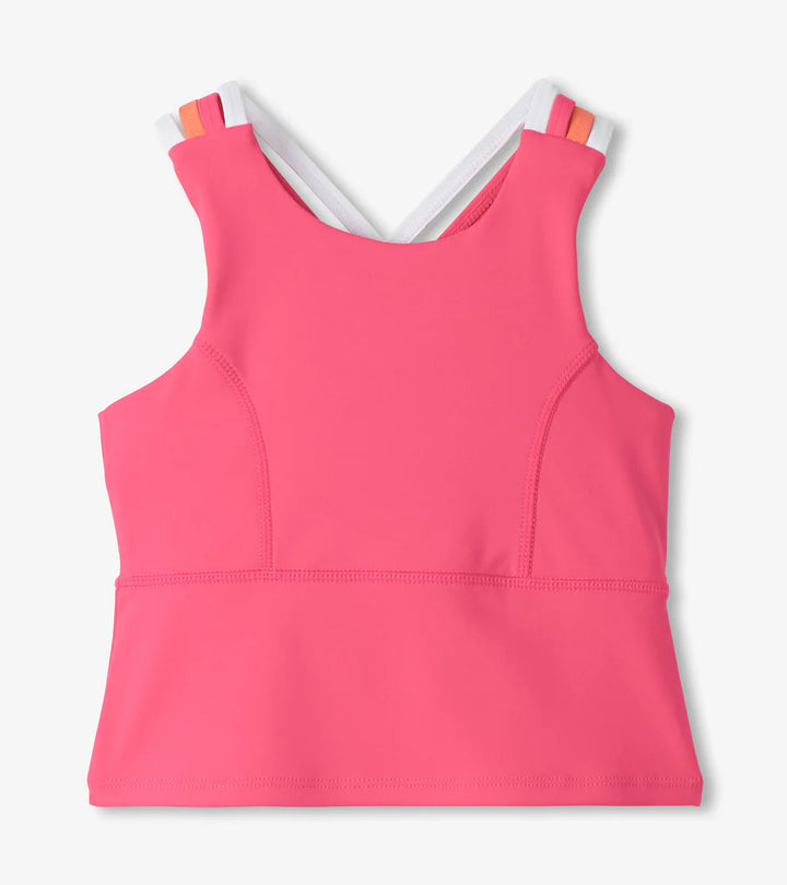 Hatley | Girls Fandango Pink Strappy Active Tank