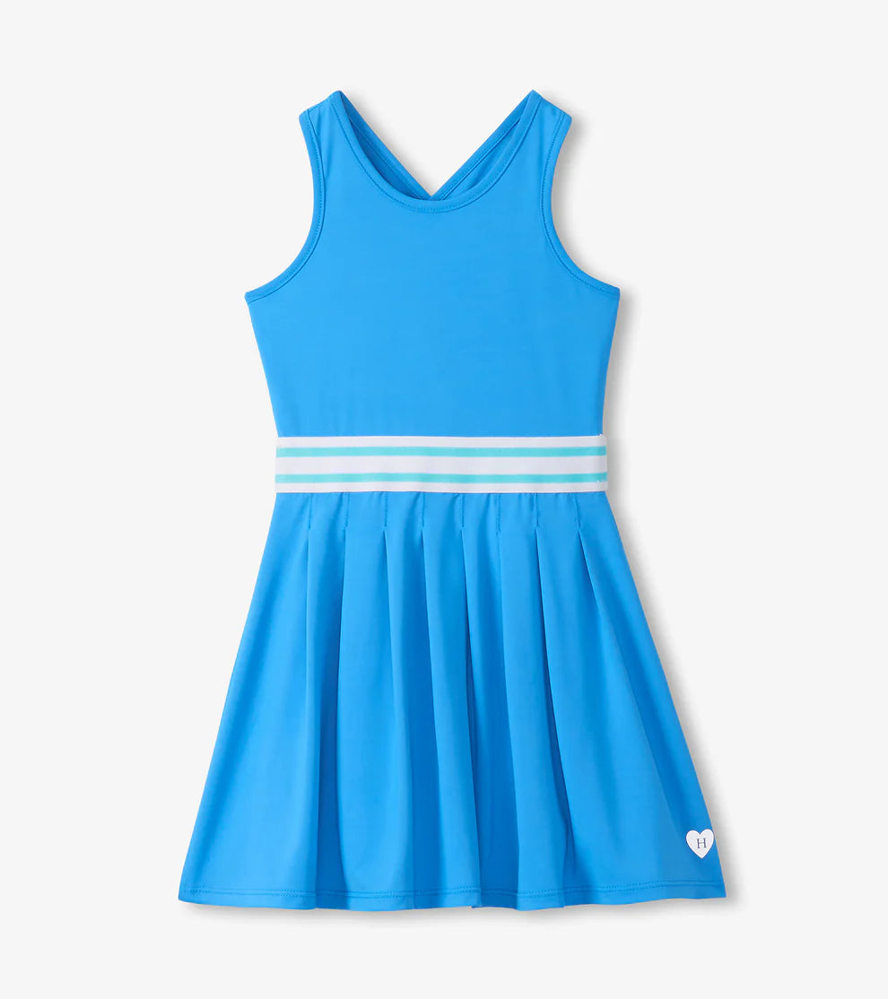 Hatley | Girls Malibu Blue Pleated Active Dress