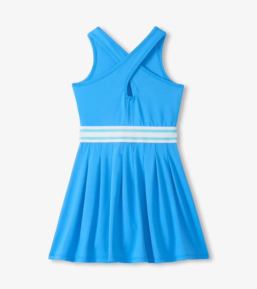 Hatley | Girls Malibu Blue Pleated Active Dress