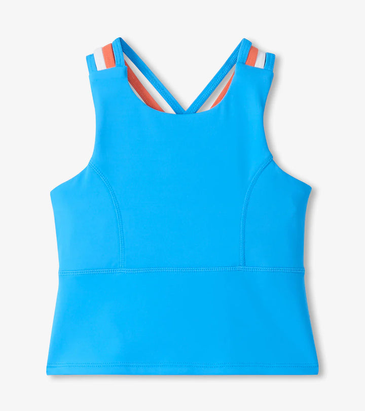 Hatley | Girls Malibu Blue Strappy Active Tank